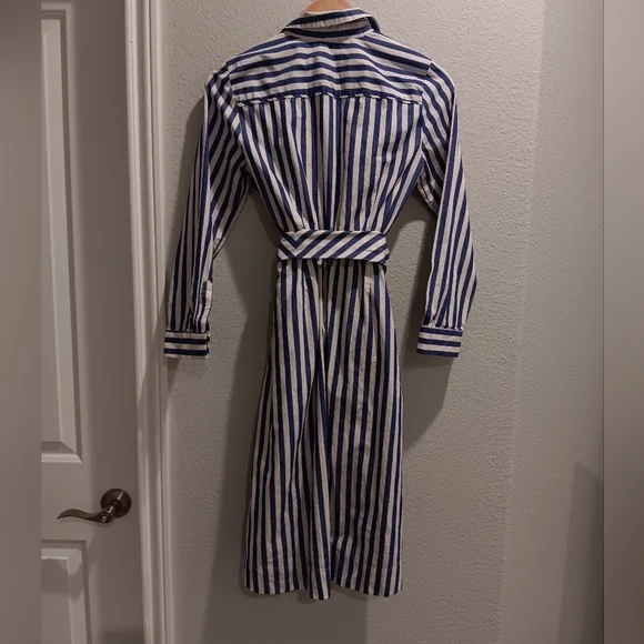 J.Crew Tie-waist Shirtdress in Stripe, 2 - Picture 9 of 9
